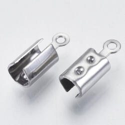  Zsinór végzáró 10x5 mm rozsdamentes