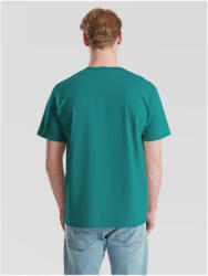 Fruit of the Loom Organikus pamutfonalból készült férfi rövid ujjú póló, Fruit of the Loom FN79, Ocean Teal-3XL (FN796411)