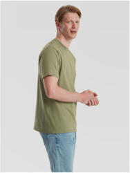 Fruit of the Loom Organikus pamutfonalból készült férfi rövid ujjú póló, Fruit of the Loom FN79, Classic Olive-S (FN794106)