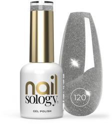  NailSology® Reflektív Géllakk - Silver Divine Nr. 120