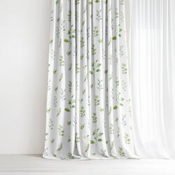Goldea dekoratív drapéria - eukaliptusz levelek 200x150 cm