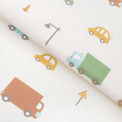 Goldea pamutvászon - az autók világa 160 cm