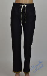  Derékkötős-Rugalmas Fekete Nadrág! XL/XXL-es