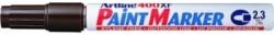 ARTLINE Marker cu vopsea ARTLINE 400XF, corp metalic, varf rotund 2.3mm - maro (EK-400XF-BR) - ihtis