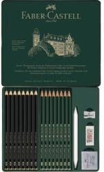 Faber-Castell Set 20 buc creion grafit mat pitt + castell 9000 FABER-CASTELL (FC115224)