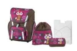 Schneiders Ghiozdan The Owl Smart rosu + etui, sac sport, cut. pt. carti SCHNEIDERS (SH78320051)