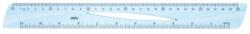 Deli Rigla 30 cm albastra transparenta DELI (DLEH11)