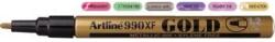 ARTLINE Marker cu vopsea ARTLINE 990XF, corp metalic, varf rotund 1.2mm - auriu (EK-990XF-GD) - ihtis