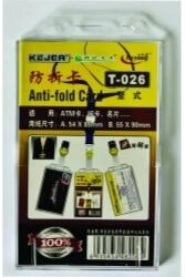 KEJEA Suport PP, pentru carduri, 54 x 85mm, vertical cu sistem anti-alunecare, 5 buc/set, KEJEA - transp (KJ-T-026V) - ihtis