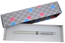 PENAC Pix multifunctional de lux PENAC Multisync MS-107, in cutie cadou, corp alb - accesorii argintii (P-MF010701-GC8)
