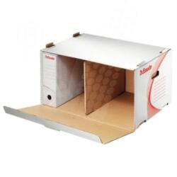 ESSELTE Container arhivare Esselte Standard, deschidere frontala, carton, 100% reciclat, FSC, alb (ES-128910)