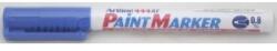 ARTLINE Marker cu vopsea ARTLINE 444XF, corp metalic, varf rotund 0.8mm - albastru (EK-444XF-BL) - ihtis
