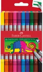 Faber-Castell Carioca 10 culori/set 2 capete FABER-CASTELL (FC151110)