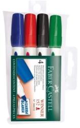 Faber-Castell Marker whiteboard 4 culori/set W20, FABER-CASTELL (FC159304)