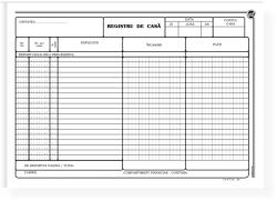  Registru de casa, A4, tipar fata, 100 file/carnet (TP019018)