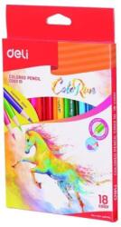 Deli Creioane colorate 18 culori/set Colorun DELI (DLEC00310)
