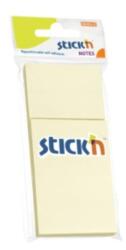 Stick'n Notes autoadeziv 38 x 51 mm, 3 x 100 file/set, Stick'n - galben pastel (HO-21127)