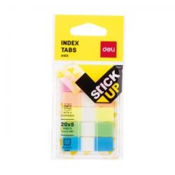 Deli Dispenser index plastic 12 x 44mm 5 culori x 20 file DELI (DLEA10302)