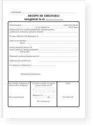  Decont cheltuieli, A5, tipar fata/verso, 100 file/carnet (TP019051)