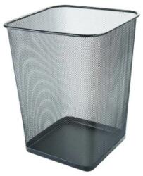 Q-CONNECT Cos metalic Mesh, pentru hartii, 18 litri, forma patrata, Q-Connect - negru (KF18471) - ihtis