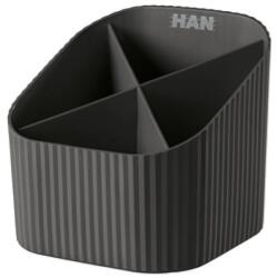 HAN Suport pentru instrumente de scris, 4 compartimente, HAN X-Loop - negru (HA-17238-913)