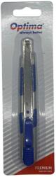 Optima Cutter Optima Premium, lama 9mm SK5, sina metalica, zinc cu rubber grip (OP-381000909) - ihtis