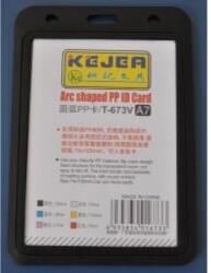 KEJEA Suport PP tip arc, pentru carduri, 74 x 105mm, orizontal, 5 buc/set, KEJEA - negru (KJ-T-673V) - ihtis