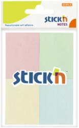 Stick'n Notes autoadeziv 38 x 51 mm, 4 x 50 file/set, Stick'n - 4 culori pastel (HO-21090)