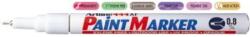 ARTLINE Marker cu vopsea ARTLINE 444XF, corp metalic, varf rotund 0.8mm - alb (EK-444XF-WH) - ihtis