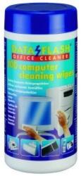 DATAFLASH Servetele umede pentru curatare suprafete din plastic, 100/tub, DATA FLASH (DF-1512) - ihtis