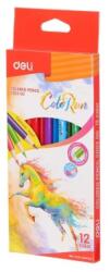 Deli Creioane colorate 12 culori/set Colorun DELI (DLEC00300)