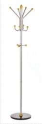 ALCO Cuier metalic argintiu cu accesorii din lemn, 185/40cm, ALCO (AL-2804)