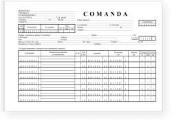  Comanda, A4, tipar fata/verso, 100 file/carnet (TP019067)