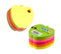 Stick'n Notes autoadeziv Die-Cut - mar, 70 x 70 mm, 400 file, Stick'n - 5 culori fluorescente (HO-21277)