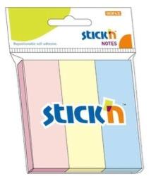 STICKN Stick notes index 76 x 25 mm, 3 x 50 file/set, Stick (HO-21128)