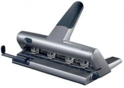 Leitz Perforator metalic LEITZ 5114, pentru 4 perforatii, distante reglabile, 30 coli - argintiu (L-51140184)