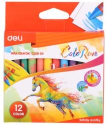 Deli Creioane cerate 12 culori DELI (DLEC20800)