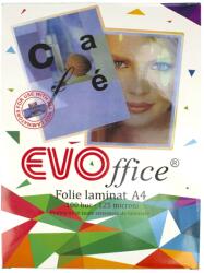 EVO Folie pentru laminare A4 125 microni, 100 coli/top EVO (EV8A04)