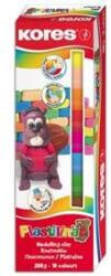 Kores Plastilina 10 culori/cutie, 200 g, KORES (KO34010)