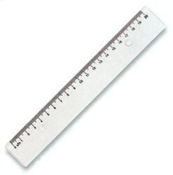 Deli Rigla 20 cm transparenta DELI (DLEG00212)