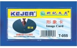 KEJEA Ecuson dreptunghiular din plastic, pentru nume, 65 x 32mm, KEJEA - transparent (KJ-T-055) - ihtis