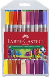 Faber-Castell Carioca 20 culori/set 2 capete FABER-CASTELL (FC151119)