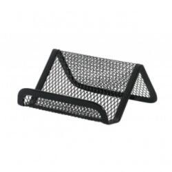 Q-CONNECT Suport metalic Mesh, pentru carti de vizita, Q-Connect - negru (KF04728)