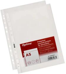 Optima Folie protectie pentru documente A5, 50 microni, 100 folii/set, Optima Classic - transparent (OP-502905001)