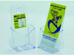 KEJEA Display plastic pentru brosuri, de birou/perete, 1 x 1/3A4, KEJEA - transparent (KJ-K-150) - ihtis