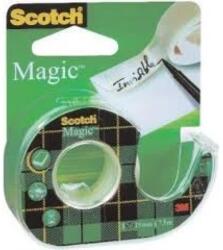 3M Banda adeziva cu dispenser, 19mm x 7.5m, SCOTCH Magic (3M105)
