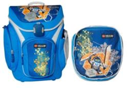 LEGO® Ghiozdan scoala Explorer + sac sport, LEGO Core Line - design bleu Nexo Knights (LG-20018-1708)