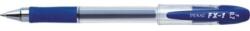 PENAC Pix cu gel PENAC FX-1, rubber grip, 0.7mm, con metalic, corp transparent (P-BA1903)