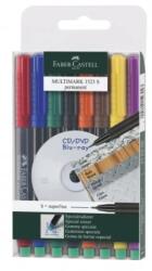 Faber-Castell Set 8 markere permanente S Multimark 0.4mm Faber-Castell (FC152309)