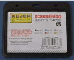 KEJEA Suport PP tip arc, pentru carduri, 105 x 74mm, orizontal, 5 buc/set, KEJEA - negru (KJ-T-673H) - ihtis